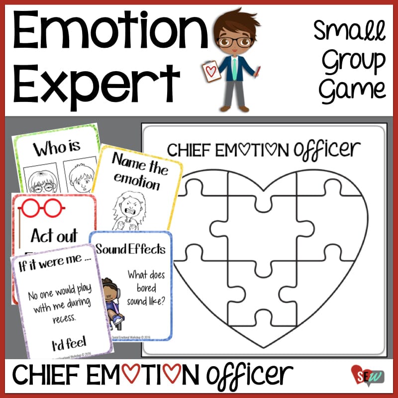 Identifying Feelings and Emotions Activities for Counseling and SEL Media Social Emotional Workshop