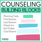 Individual Counseling Activities and Tools for Successful Sessions | Counseling Building Blocks Bundle Counseling Activities Social Emotional Workshop