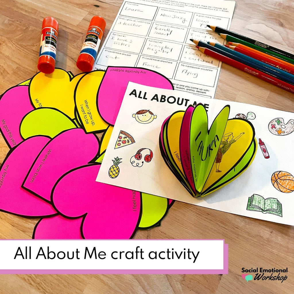Lunch Bunch Bundle: Conversation Game, All About Me & Low Prep Activities Media Social Emotional Workshop