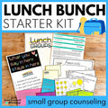 Lunch Bunch Small Group Counseling Forms, Activities, Permission, and Check-In Media Social Emotional Workshop