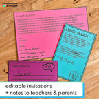 Lunch Bunch Small Group Counseling Forms, Activities, Permission, and Check-In Media Social Emotional Workshop