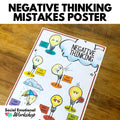 Negative Thinking Poster Media Social Emotional Workshop