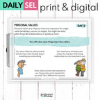 Personal Values Social Emotional Learning Activities - SEL for Distance Learning Media Social Emotional Workshop