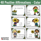 Positive Affirmation Cards for Positive Thinking and Healthy Self-Esteem Media Social Emotional Workshop