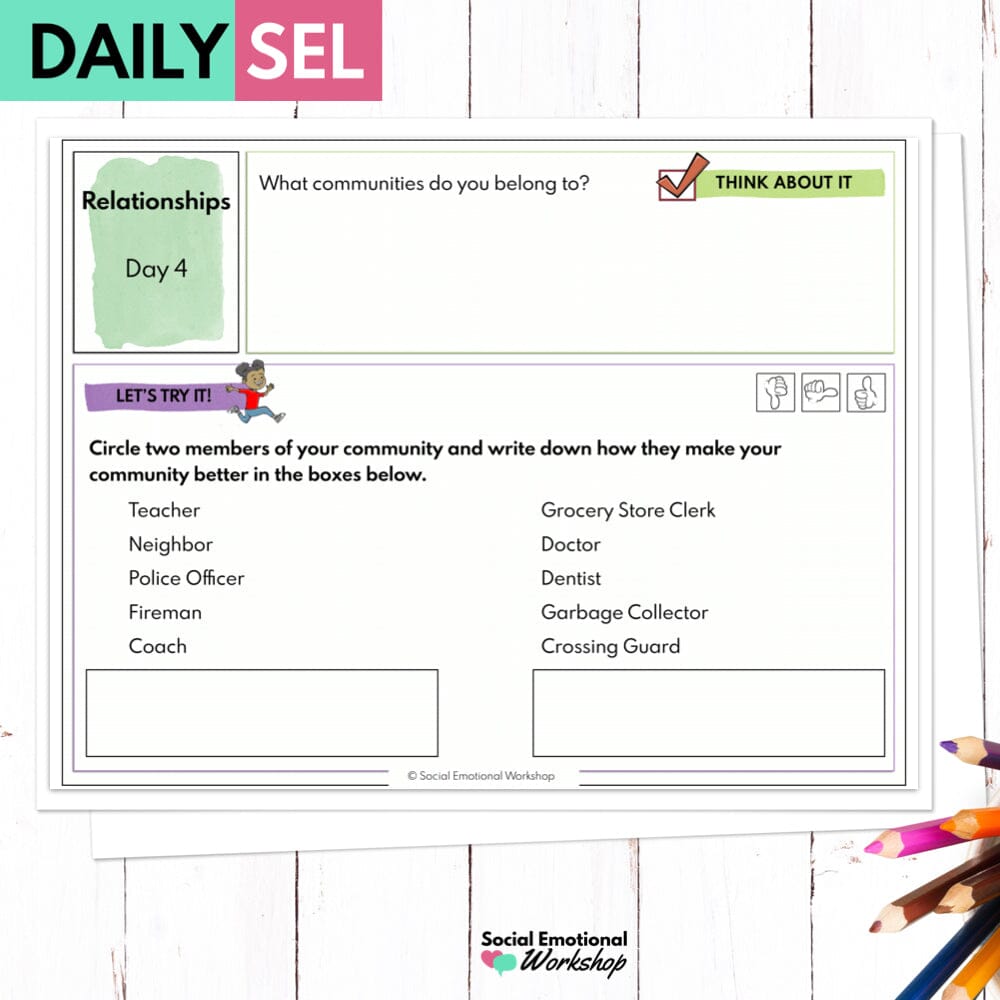 Relationships - SEL Activities for Distance Learning Media Social Emotional Workshop