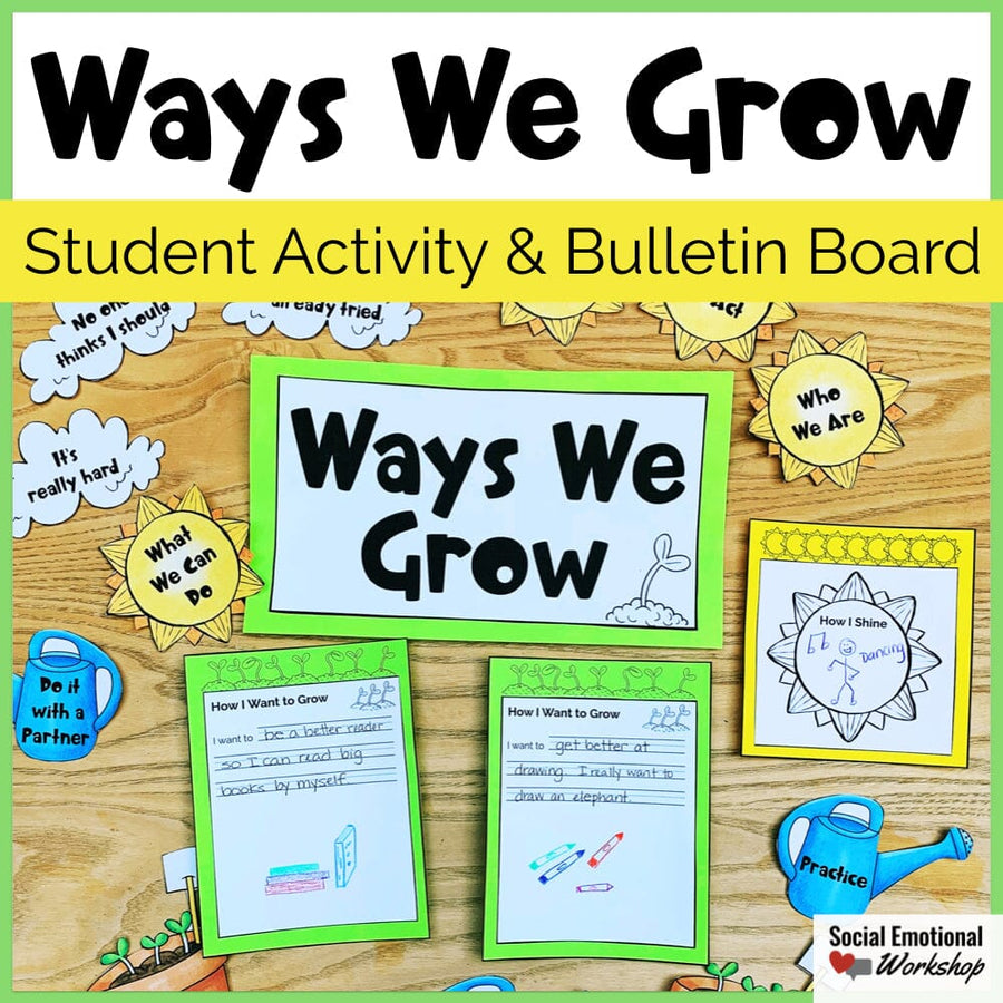 SEL Activity and Bulletin Board: Student Strengths and Areas for Growth Media Social Emotional Workshop
