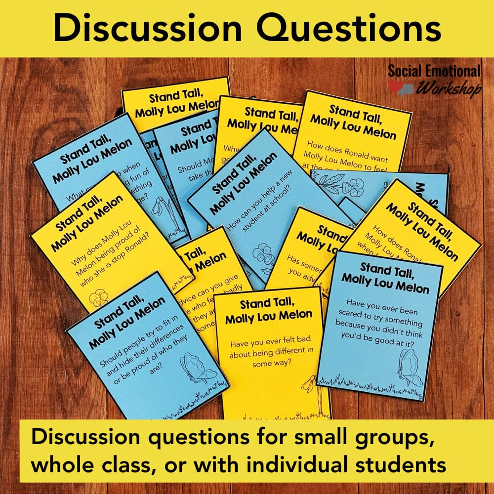 SEL Read Aloud Companion for Stand Tall, Molly Lou Melon Media Social Emotional Workshop