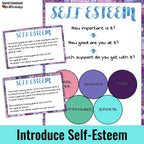 Self Esteem Lesson, Survey, and Activities Counseling Activities Social Emotional Workshop