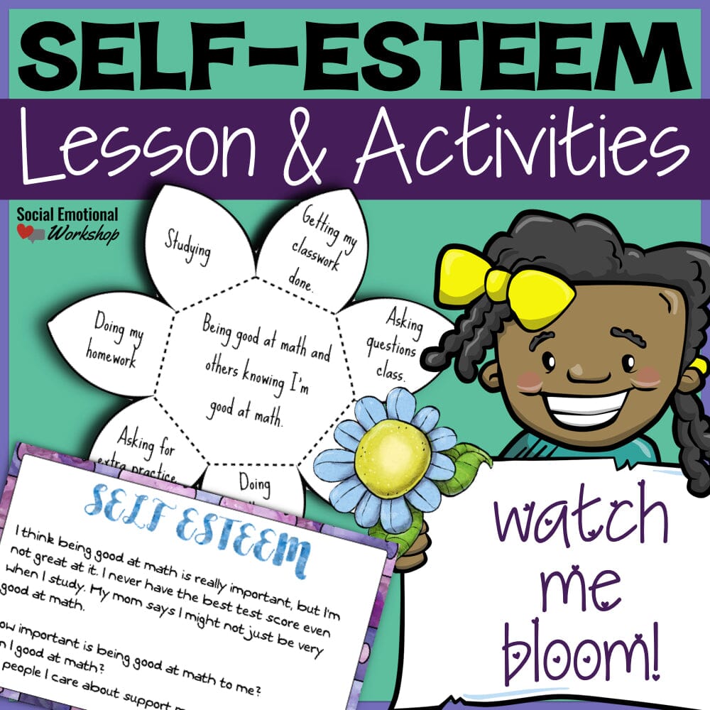 Self Esteem Lesson, Survey, and Activities Counseling Activities Social Emotional Workshop