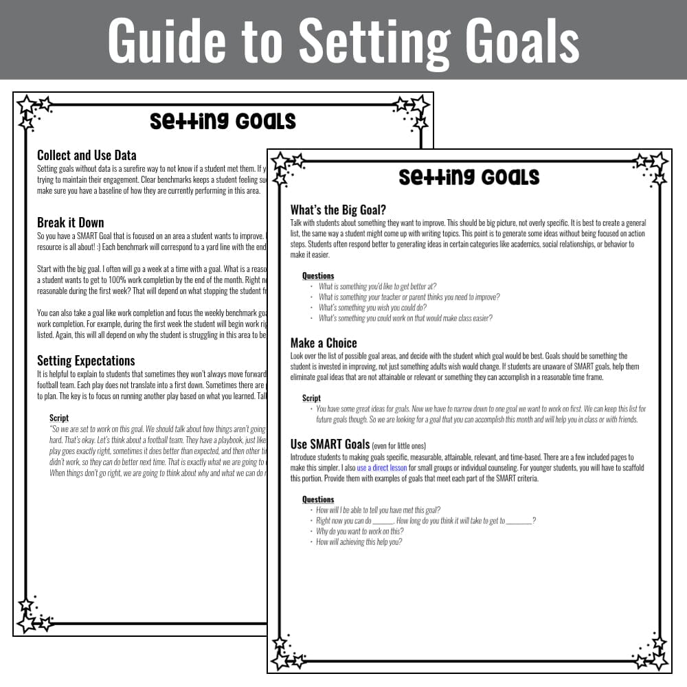 Setting Goals & Monitoring Goals for Individual Student Progress Media Social Emotional Workshop