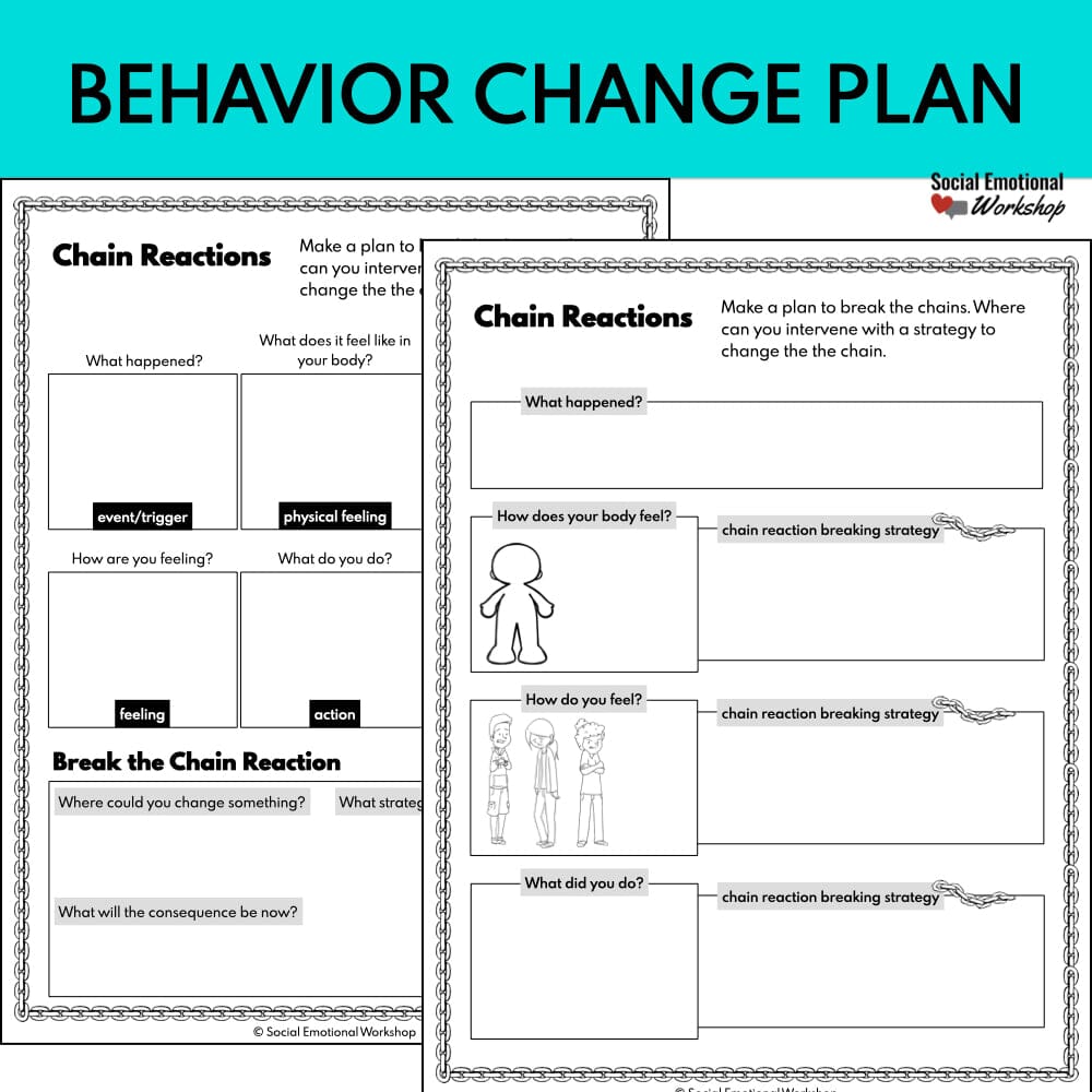 Small Group SEL Lesson: Learning How to Change Your Behavior Media Social Emotional Workshop