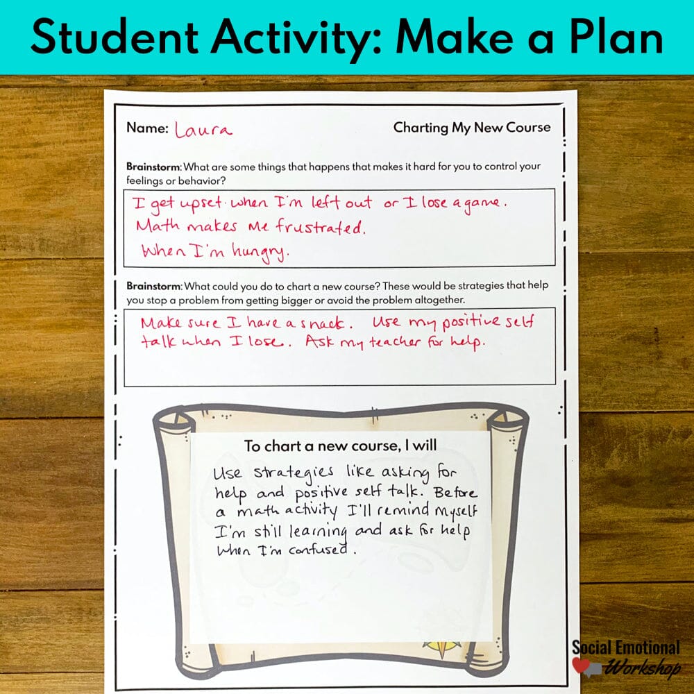 Small Group SEL Lesson: Learning to Change Your Behavior Media Social Emotional Workshop