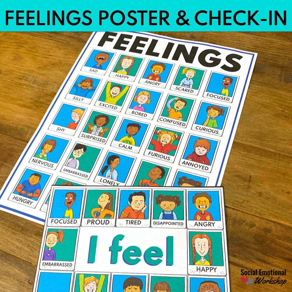 Small Group SEL Lesson on Feelings Media Social Emotional Workshop