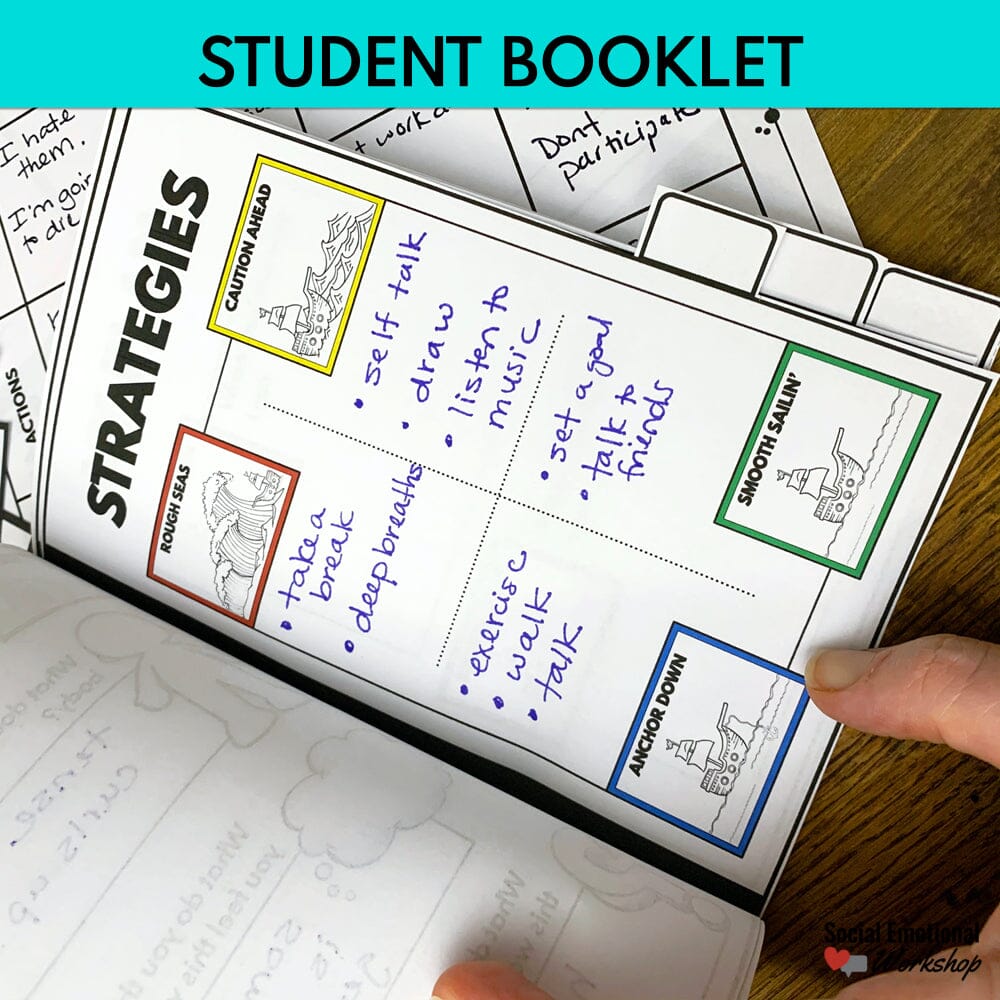 Small Group SEL Lesson - Size of Feelings Media Social Emotional Workshop