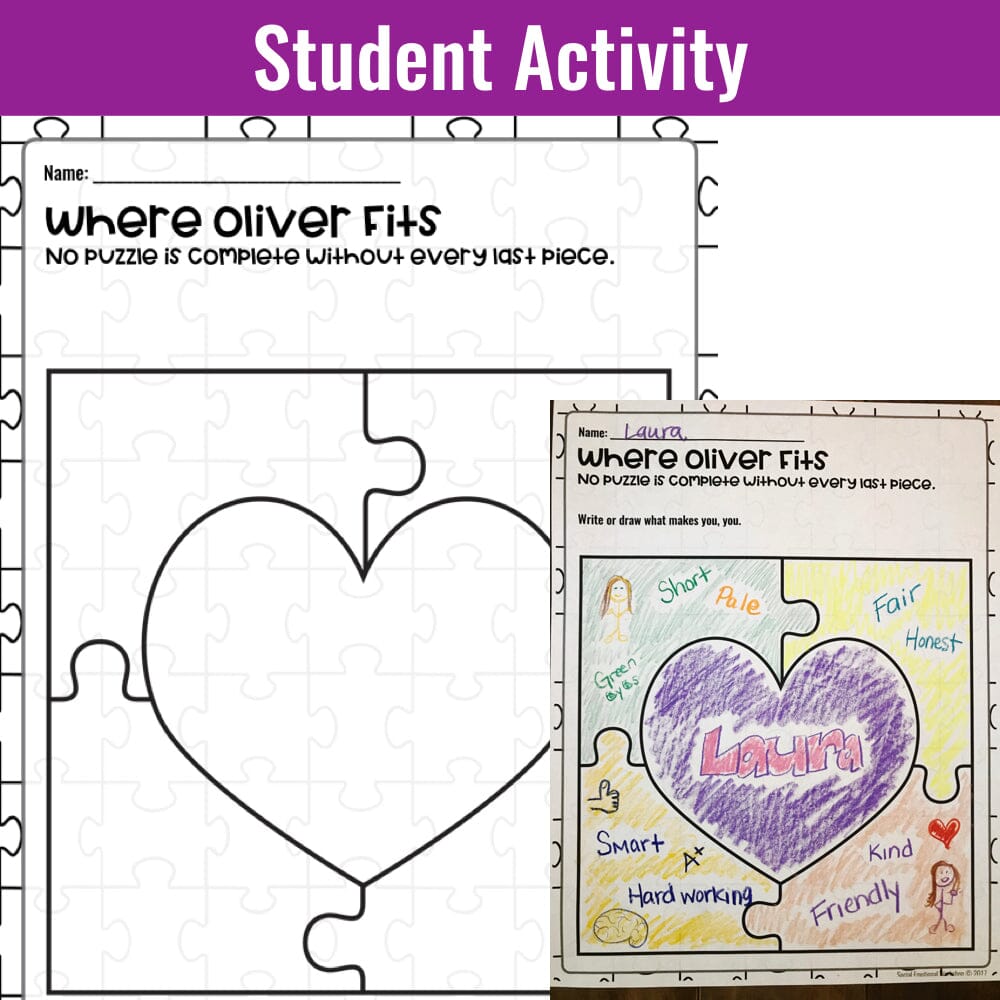 Social Emotional Learning Interactive Read Aloud: Where Oliver Fits Media Social Emotional Workshop