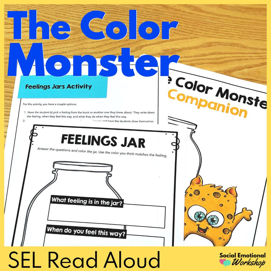 The Color Monster SEL Read Aloud Book Companion and Activities Media Social Emotional Workshop