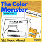 The Color Monster SEL Read Aloud Book Companion and Activities Media Social Emotional Workshop