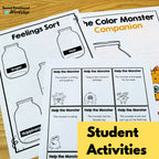 The Color Monster SEL Read Aloud Book Companion and Activities Media Social Emotional Workshop