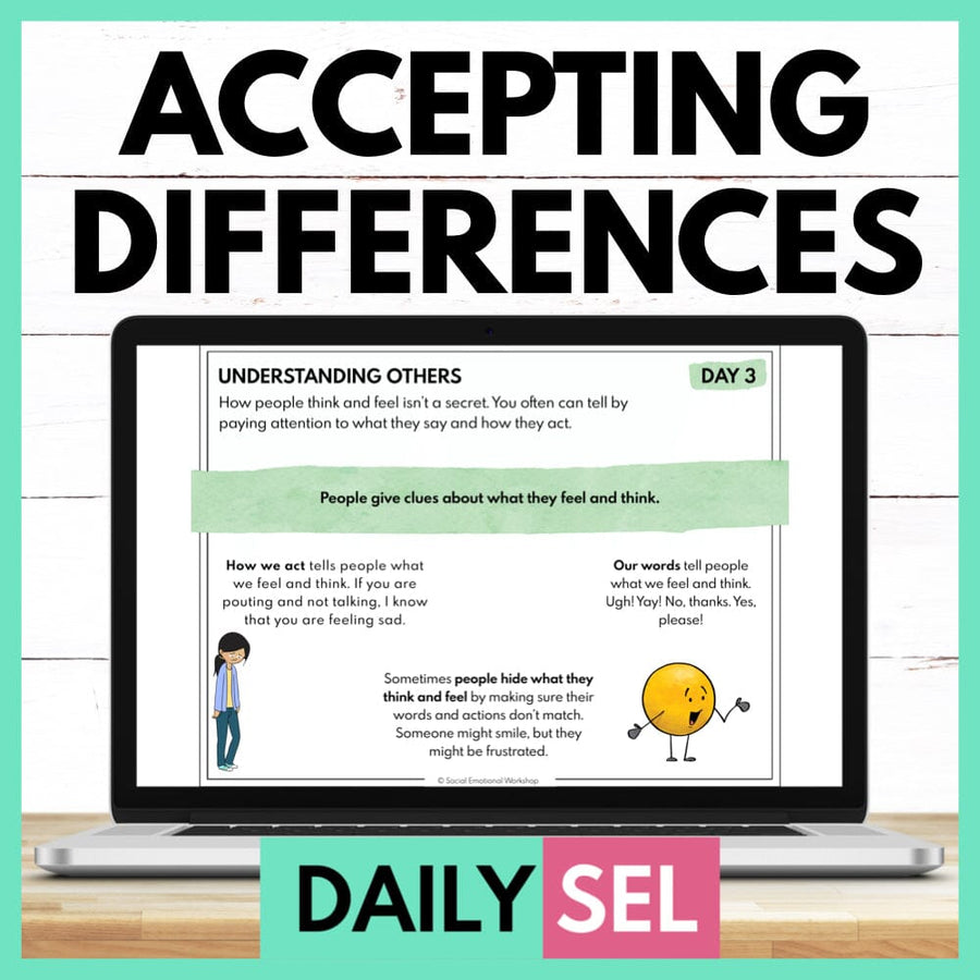Understanding and Accepting Differences: Social Emotional Learning Activities - SEL for Distance Learning Media Social Emotional Workshop