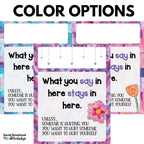 Watercolor Office Signs for Counselors, Psychologists, & Social Workers EDITABLE Office Decor Social Emotional Workshop