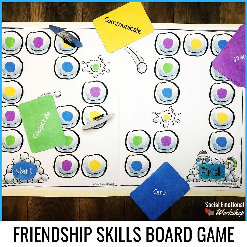 Winter Friendship Activities and Friendship Games Media Social Emotional Workshop