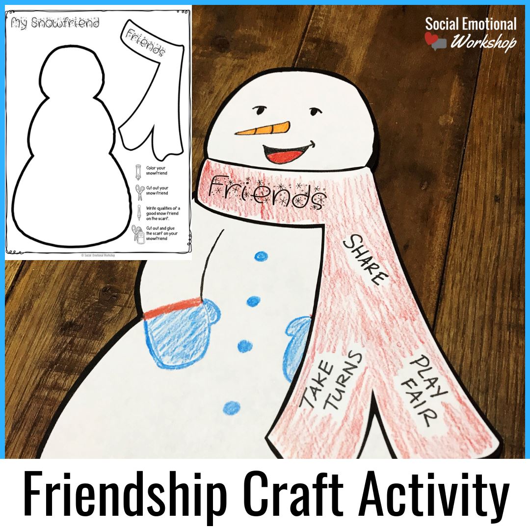 Winter Friendship Activities and Friendship Games Media Social Emotional Workshop