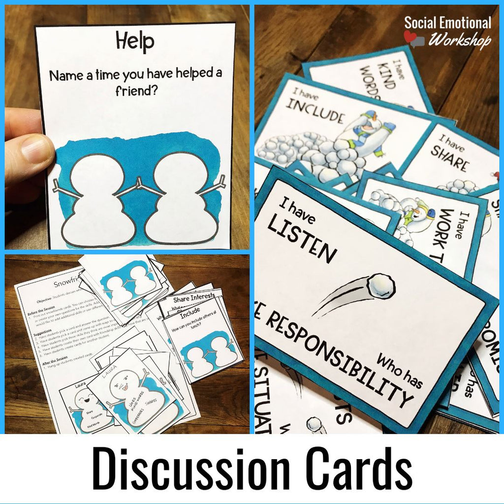 Winter Friendship Activities and Friendship Games Media Social Emotional Workshop