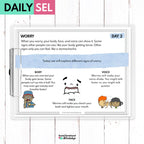 Worry Social Emotional Learning Activities - SEL for Distance Learning Media Social Emotional Workshop